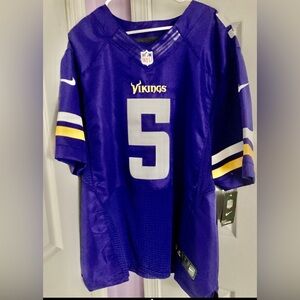 Nike NFL Players Minnesota Vikings Teddy Bridgewater #5 Jersey Size 52 NWT